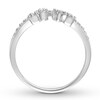 Thumbnail Image 2 of Diamond Love  Ring 1/4 ct tw Round-cut 14K White Gold