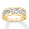 Diamond Knot Band 1/5 ct tw Round 10K Yellow Gold