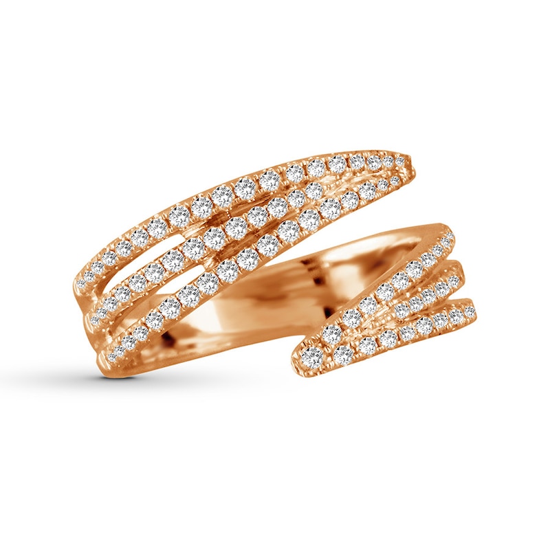 Doves Diamond Ring 1/2 carat tw Round-cut 18K Rose Gold