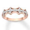 Thumbnail Image 0 of Diamond Stackable Ring 1/5 ct tw Round-cut 10K Rose Gold