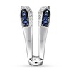 Thumbnail Image 3 of Natural Sapphire Enhancer Ring 1/5 ct tw Diamonds 14K White Gold
