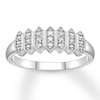 Thumbnail Image 0 of Diamond Anniversary Band 1/6 ct tw Round-cut 10K White Gold