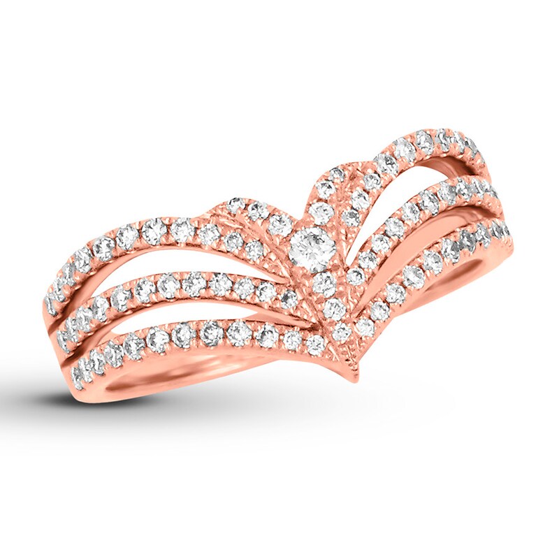 Diamond Band 1/2 ct tw Round-cut 18K Rose Gold