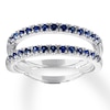 Thumbnail Image 0 of Natural Sapphire Enhancer Ring 14K White Gold