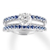Thumbnail Image 3 of Natural Sapphire Enhancer Ring 14K White Gold