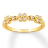 Thumbnail Image 0 of Diamond Anniversary Band 1/6 ct tw Bezel-set 10K Yellow Gold