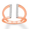 Thumbnail Image 0 of Diamond Ring 1/6 carat tw Round 10K Rose Gold