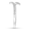Thumbnail Image 3 of Diamond Deconstructed Ring 1/6 ct tw Round-cut 10K White Gold