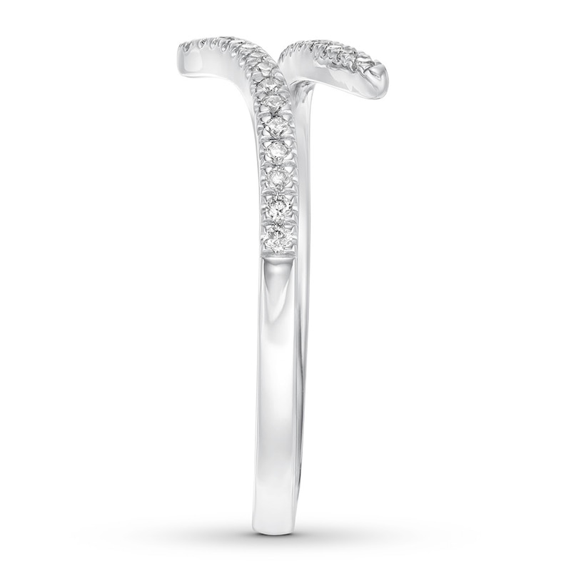 Main Image 3 of Diamond Deconstructed Ring 1/6 ct tw Round-cut 10K White Gold
