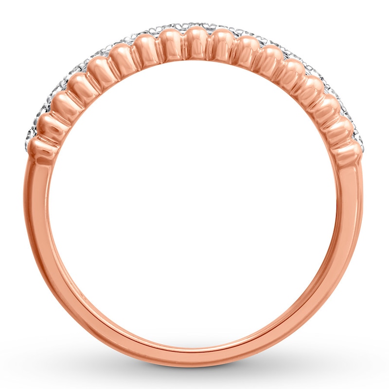 Diamond Anniversary Band 1/6 ct tw Round-cut 10K Rose Gold