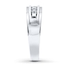 Thumbnail Image 2 of Diamond Band 1/4 ct tw Round-cut 10K White Gold