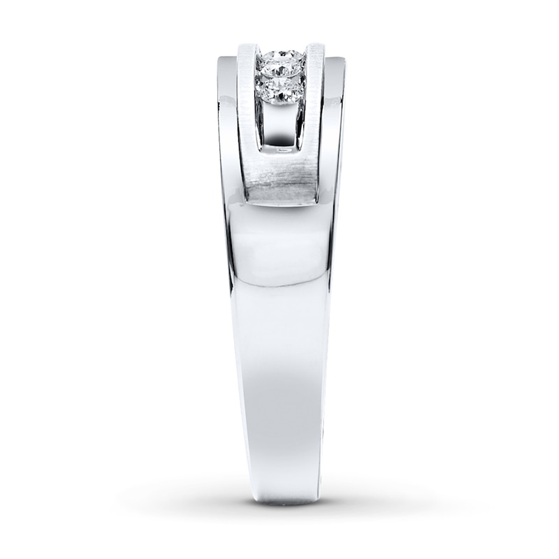 Diamond Band 1/4 ct tw Round-cut 10K White Gold