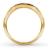 Thumbnail Image 2 of Diamond Men's Band 1/4 ct tw Round-cut 10K Yellow Gold