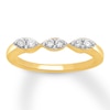 Thumbnail Image 0 of Diamond Midi Ring 1/8 ct tw Round 10K Yellow Gold