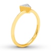 Thumbnail Image 1 of Triangle Ring 1/20 ct tw Diamonds 10K Yellow Gold