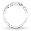 Thumbnail Image 2 of Diamond Ring 3/4 ct tw Marquise/Round 14K White Gold