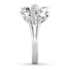 Thumbnail Image 3 of Diamond Ring 3/4 ct tw Marquise/Round 14K White Gold