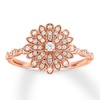 Thumbnail Image 0 of Diamond Promise Ring 1/4 ct tw Round 10K Rose Gold