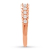 Thumbnail Image 2 of Diamond Anniversary Band 3/8 ct tw Round-cut 10K Rose Gold