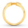 Thumbnail Image 1 of Diamond Deconstructed Ring 1/3 ct tw Princess/Round 10K Yellow Gold