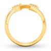 Thumbnail Image 1 of Diamond Deconstructed Ring 1/3 ct tw Princess/Round 10K Yellow Gold