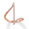 Thumbnail Image 0 of Diamond Ring 1/3 carat tw Round 10K Rose Gold