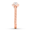 Thumbnail Image 2 of Diamond Promise Ring 3/8 ct tw Round 10K Rose Gold