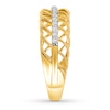 Thumbnail Image 1 of Diamond Anniversary Band 1/6 ct tw Round-cut 10K Yellow Gold