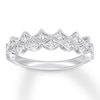 Thumbnail Image 0 of Diamond Anniversary Ring 1/5 ct tw Round-cut 10K White Gold