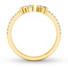 Thumbnail Image 1 of Diamond Deconstructed Ring 1/2 ct tw Pear-shaped/Round 14K Yellow Gold