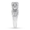 Thumbnail Image 3 of Diamond Anniversary Band 1/2 ct tw Round-cut 10K White Gold