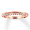 Thumbnail Image 0 of Diamond Anniversary Band 1/8 ct tw Round-cut 10K Rose Gold