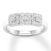 Thumbnail Image 0 of Diamond Anniversary Band 5/8 ct tw Princess-cut 14K White Gold