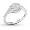 Thumbnail Image 3 of Diamond Ring 1/3 ct tw Round 10K White Gold