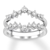 Thumbnail Image 0 of Diamond Enhancer Ring 5/8 ct tw Round-cut 14K White Gold