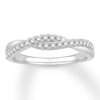 Thumbnail Image 0 of Colorless Diamond Anniversary Band 1/4 ct tw 14K White Gold