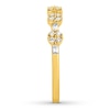 Thumbnail Image 2 of Diamond Anniversary Band 1/4 ct tw Round/Baguette 10K Gold