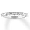 Thumbnail Image 0 of Diamond Anniversary Ring 1/10 ct tw Round-cut 10K White Gold