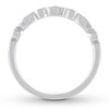 Thumbnail Image 1 of Diamond Anniversary Ring 1/10 ct tw Round-cut 10K White Gold