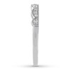 Thumbnail Image 2 of Diamond Anniversary Ring 1/10 ct tw Round-cut 10K White Gold