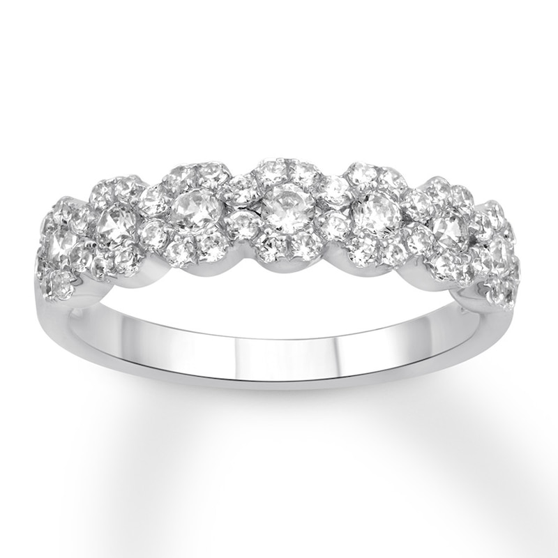 Diamond Anniversary Band 3/4 ct tw Round-cut 14K White Gold