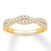 Thumbnail Image 0 of Colorless Diamond Anniversary Band 3/8 ct tw 14K Yellow Gold