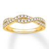 Thumbnail Image 0 of Colorless Diamond Anniversary Band 3/8 ct tw 14K Yellow Gold