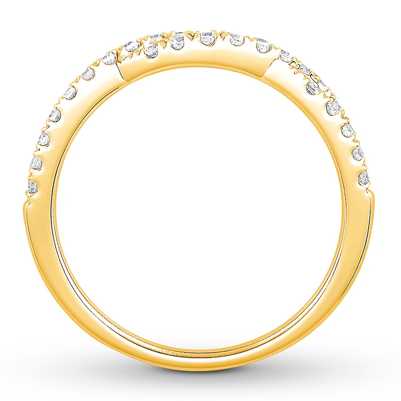 Main Image 2 of Colorless Diamond Anniversary Band 3/8 ct tw 14K Yellow Gold