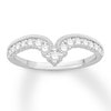 Thumbnail Image 0 of Colorless Diamond Contour Ring 3/8 carat tw 14K White Gold