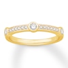 Thumbnail Image 0 of Colorless Diamond Anniversary Band 1/4 ct tw 14K Yellow Gold