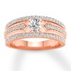 Thumbnail Image 0 of Diamond Anniversary Band 3/4 ct tw Round-cut 14K Rose Gold