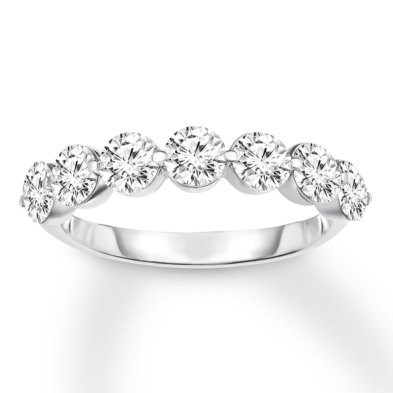 Diamond Band 1-1/2 ct tw Round 14K White Gold