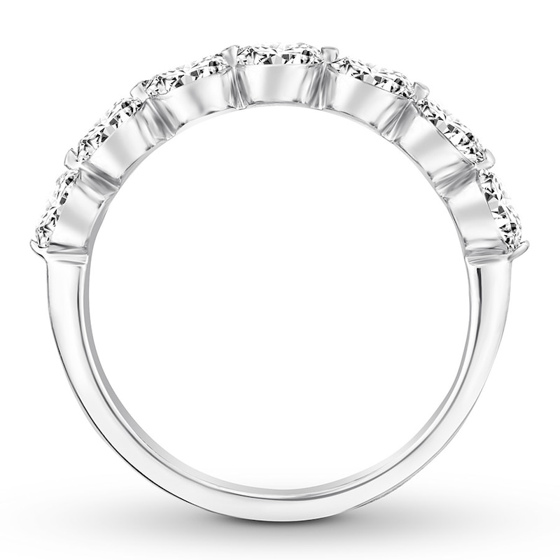 Main Image 2 of Diamond Band 1-1/2 ct tw Round 14K White Gold