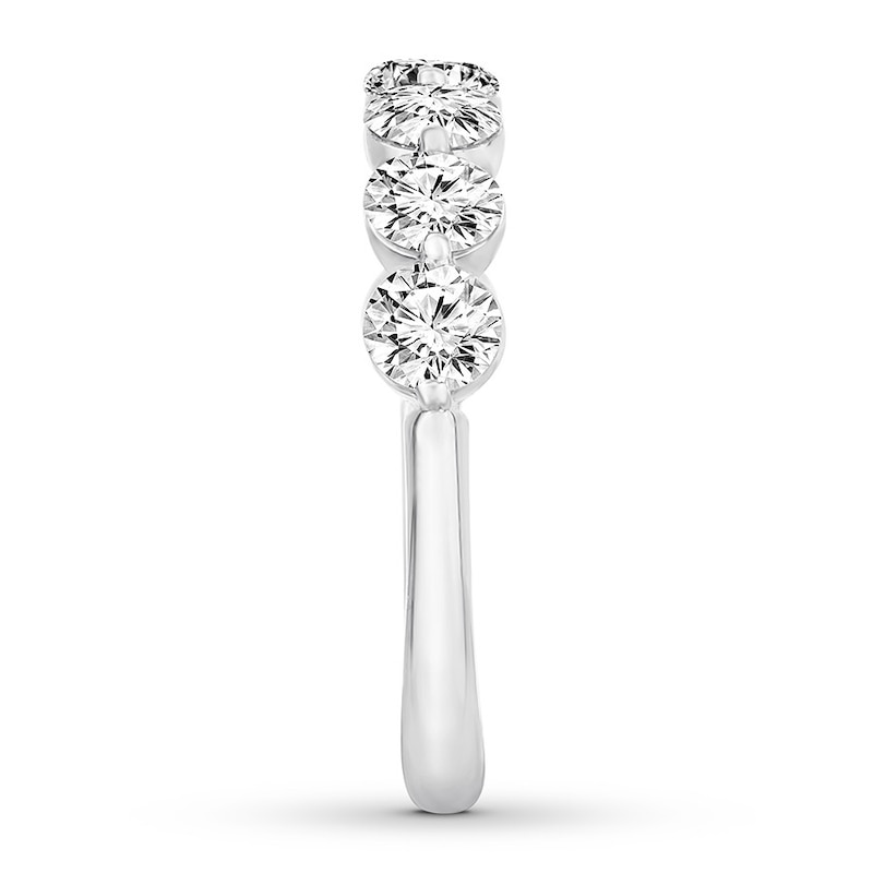 Diamond Band 1-1/2 ct tw Round 14K White Gold